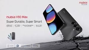 Nubia V80 Max: HP Budget Layar Besar, Baterai Jumbo Cocok Multimedia