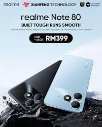Realme Note 80: HP Hemat Baterai Jumbo untuk Pemakaian Seharian