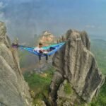 Tebing Gunung Hawu, Spot Panjat Tebing dan Camping dengan View Spektakuler