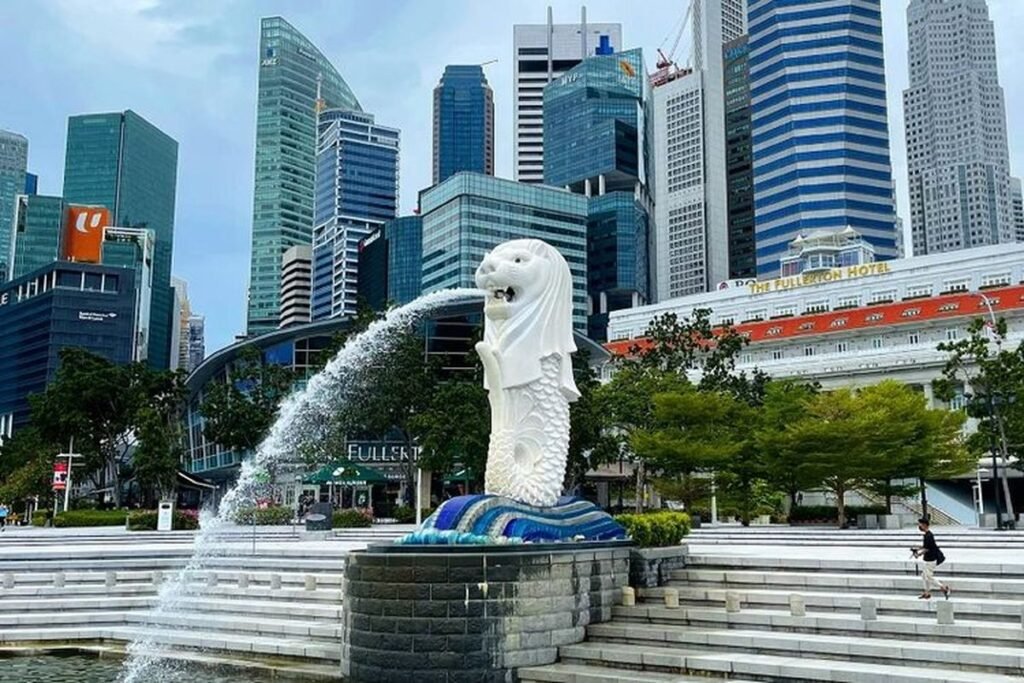 Merlion Park, Ikon Wisata Singapura dengan Patung Simbol Negara