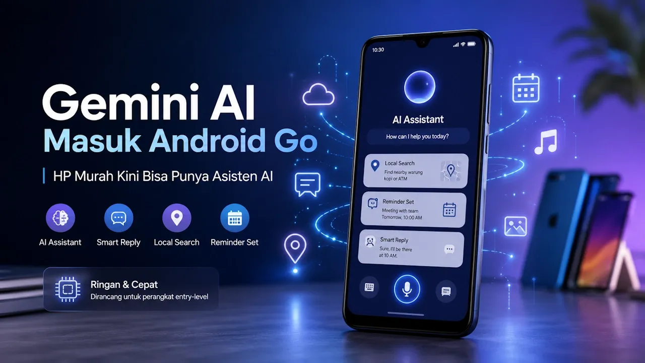 Google luncurkan Gemini di Android (Edisi Go)